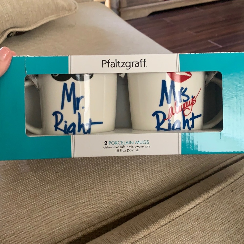 Mr. and Mrs. Right Mug by Pfaltzgraff